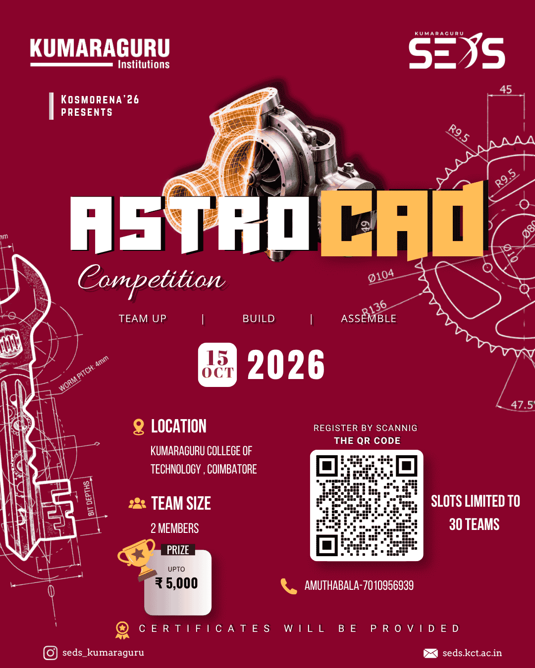 AstroCAD Assembly Challenge Poster