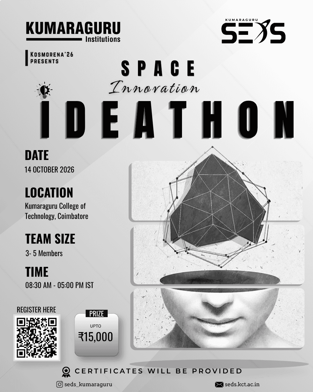 SPACE INNOVATION IDEATHON Poster